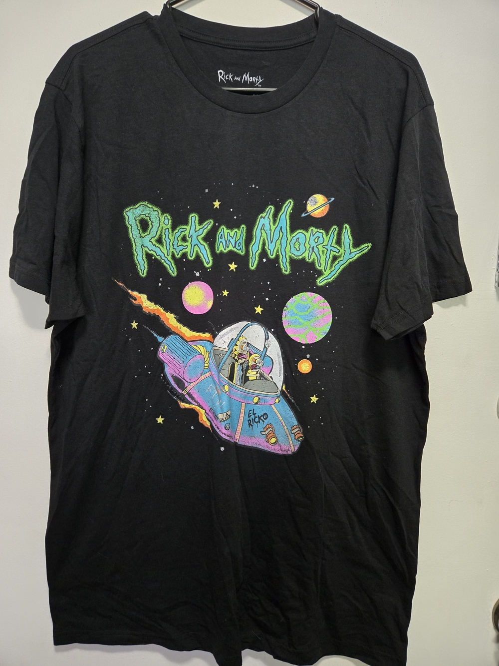 Rick and Morty Black Graphic T-Shirt Size Large– Official Merch - Picture 4 of 6